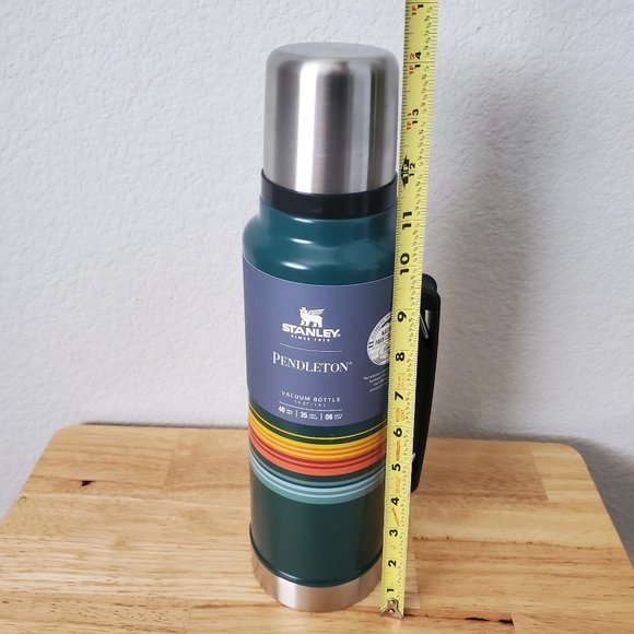 Pendleton Stanley Vacuum Bottle Green 1.5 QT New - Picture 5 of 6